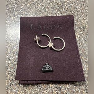 Lagos Beaded Hoop Earrings